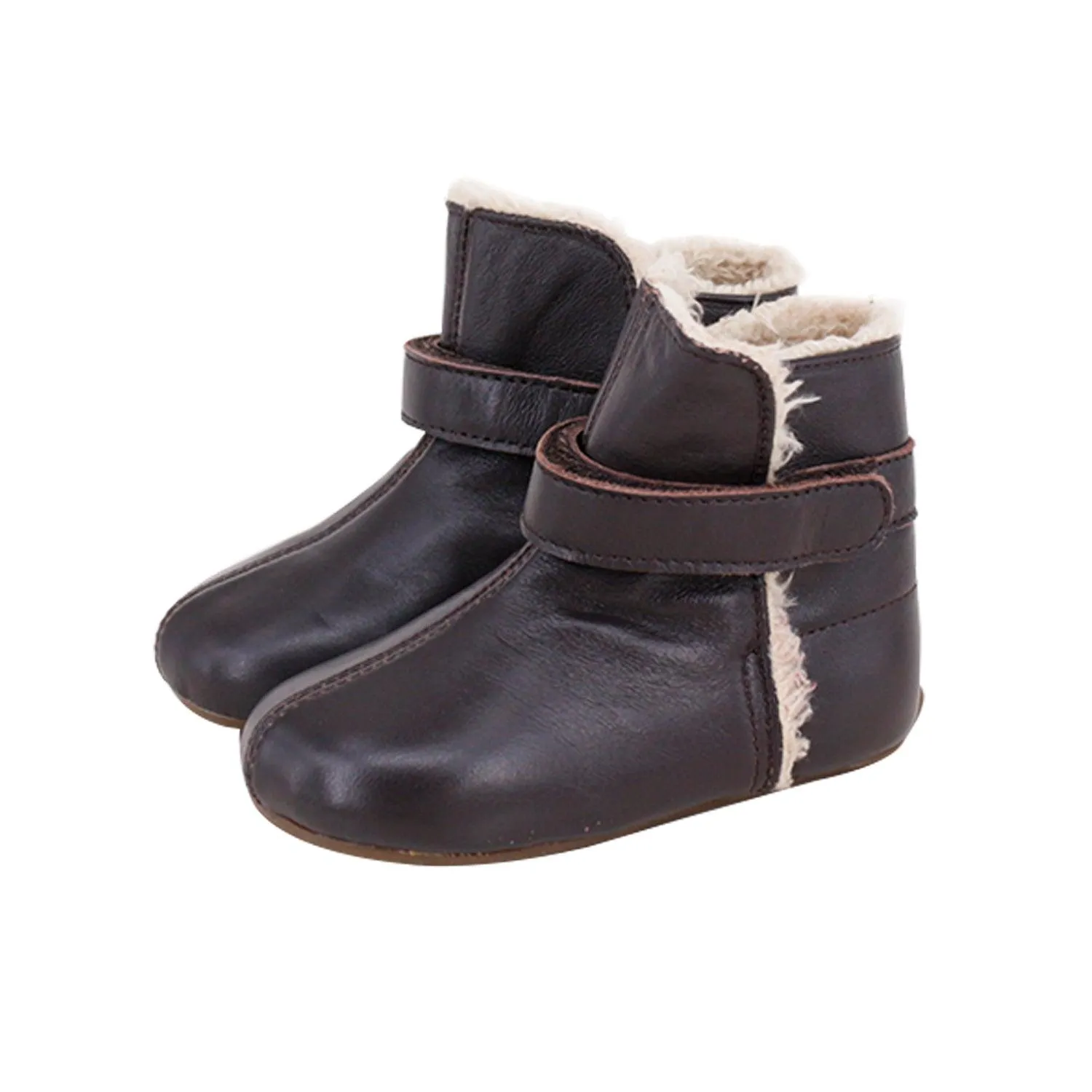 SNUG Baby & Toddler First/Pre Walker Boots Chocolate