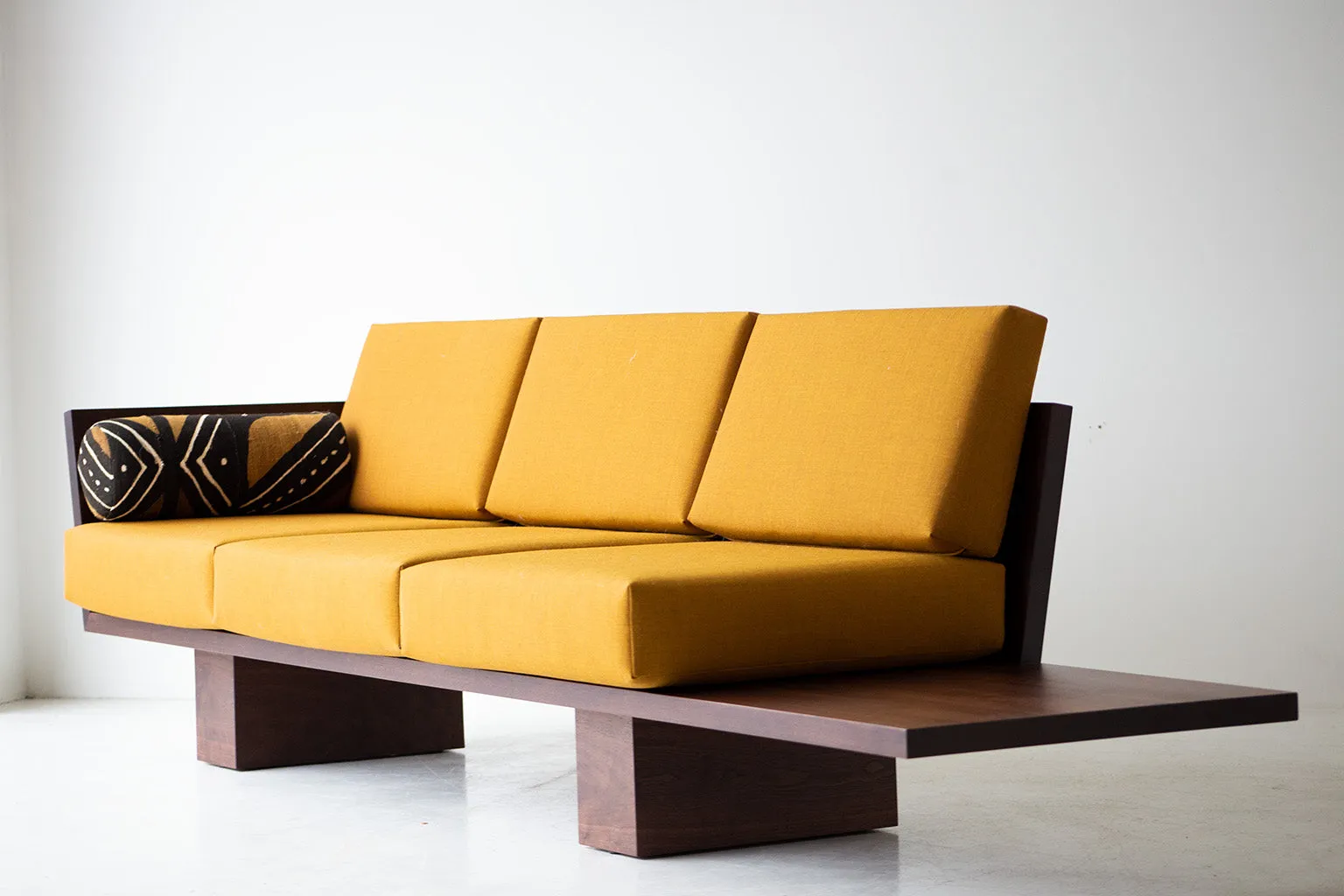 Suelo Modern Wood Sofa in Solid Walnut - 1522