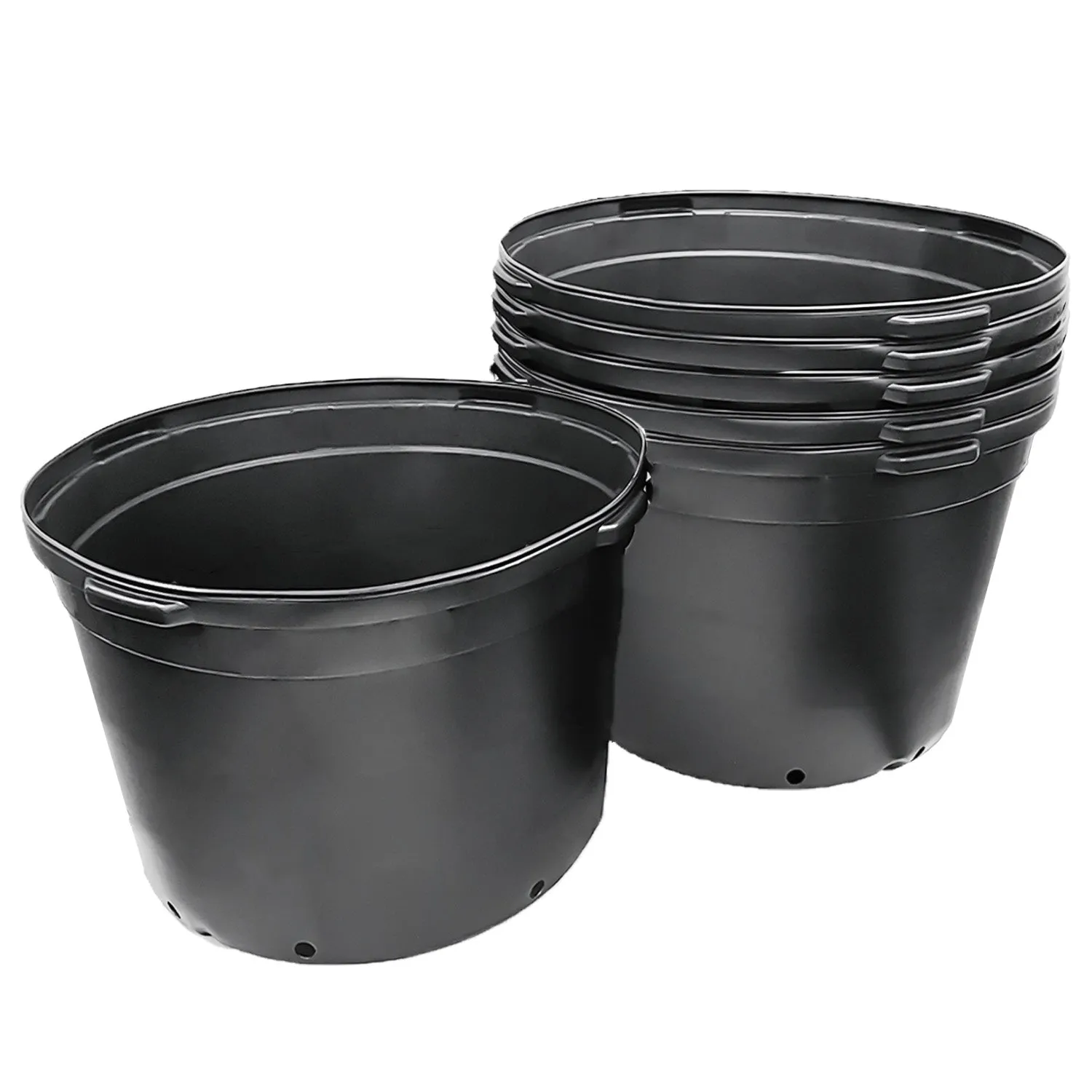 Viagrow 50 Gallon Round Plastic Plant Pot Pallet (Pallet of 45)