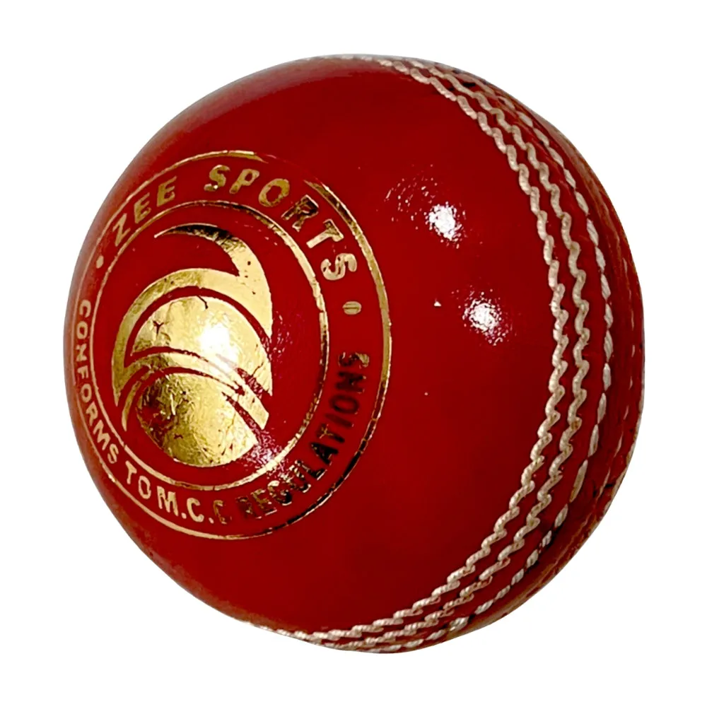 Zee Sports Cricket Balls Premier 5-Star Hand Stitched 4-piece 5-Layer