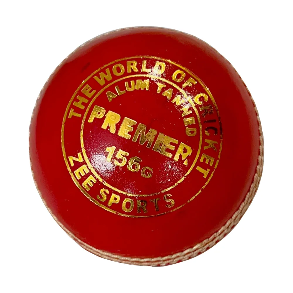 Zee Sports Cricket Balls Premier 5-Star Hand Stitched 4-piece 5-Layer